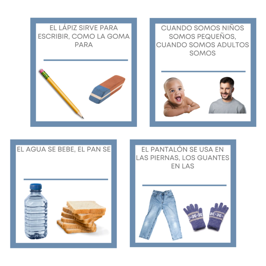 tarjetas de analogÍas